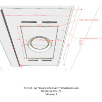 Trần thạch cao có 3 cấp giật